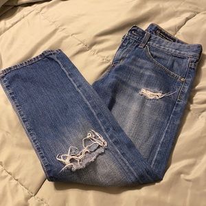 AG cropped boyfriend Jeans